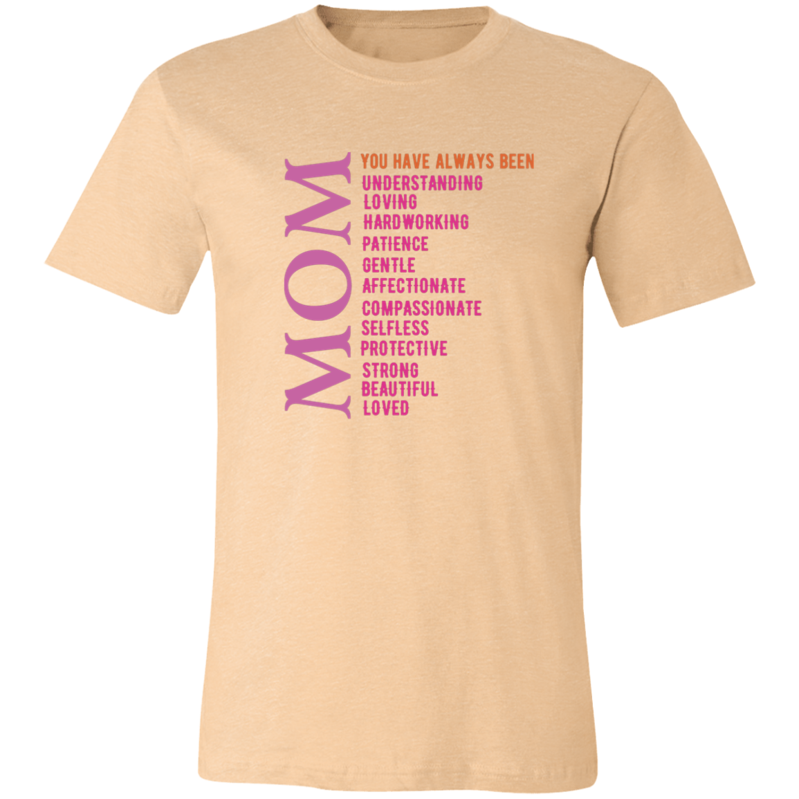MOM (3) To Mom: Unisex Jersey Short-Sleeve T-Shirt