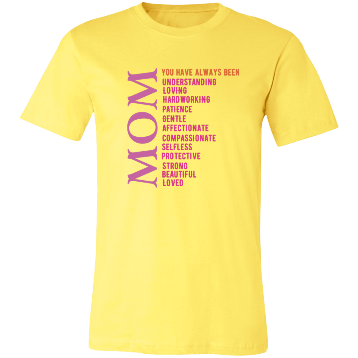 MOM (3) To Mom: Unisex Jersey Short-Sleeve T-Shirt