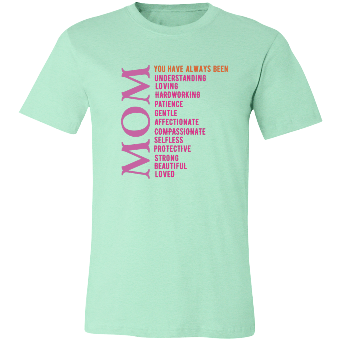 MOM (3) To Mom: Unisex Jersey Short-Sleeve T-Shirt