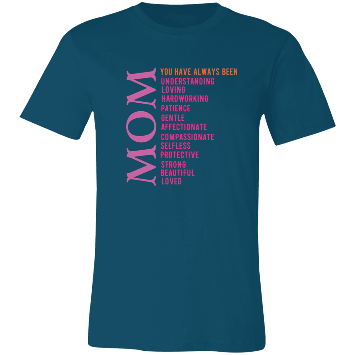 MOM (3) To Mom: Unisex Jersey Short-Sleeve T-Shirt