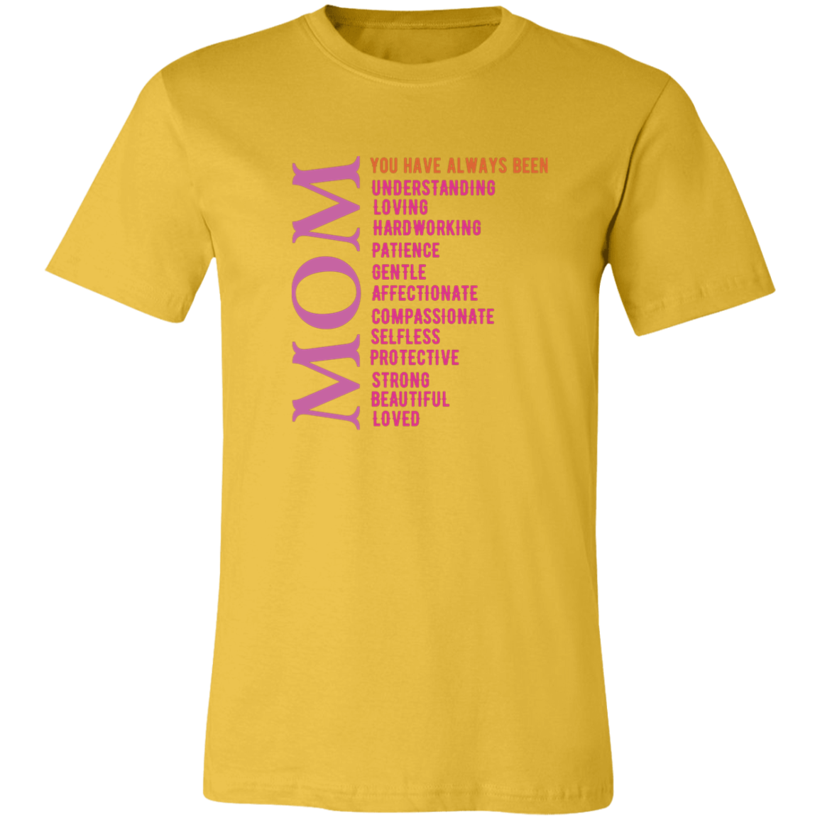 MOM (3) To Mom: Unisex Jersey Short-Sleeve T-Shirt