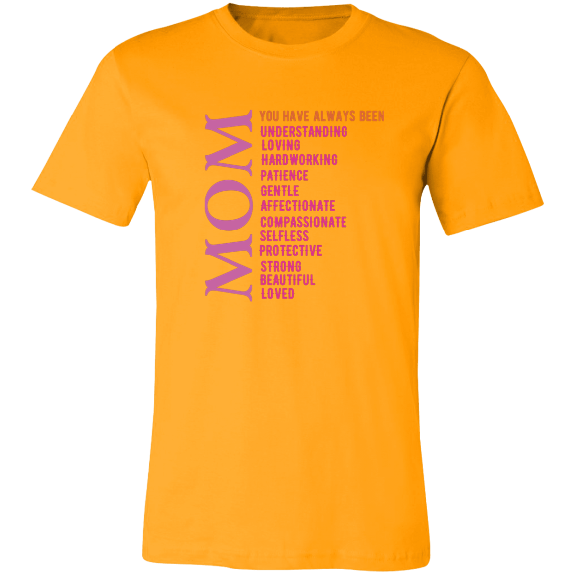 MOM (3) To Mom: Unisex Jersey Short-Sleeve T-Shirt