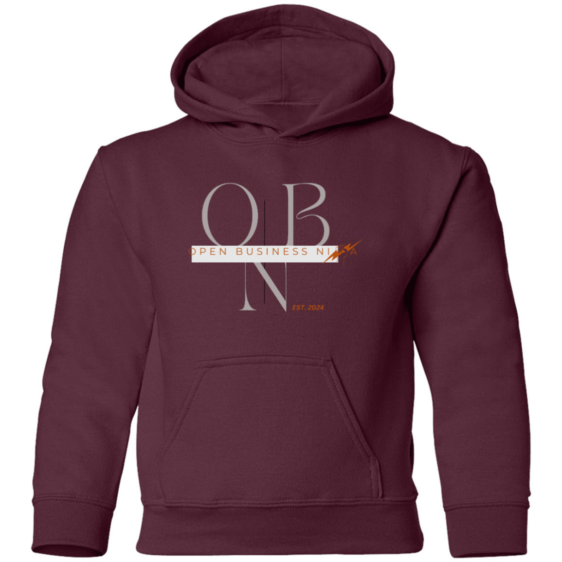oBN (5) OBN: Youth Pullover Hoodie
