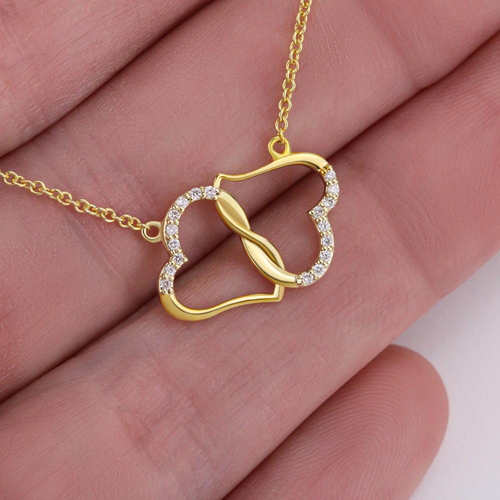TO MY MOM: Everlasting Love. Pendant: Solid 10k Gold