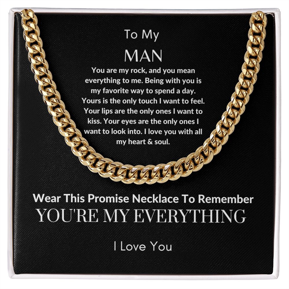 To My Man | Cuban Link Chain (OREO + LUX BOX + LENGTH EXTENSION)