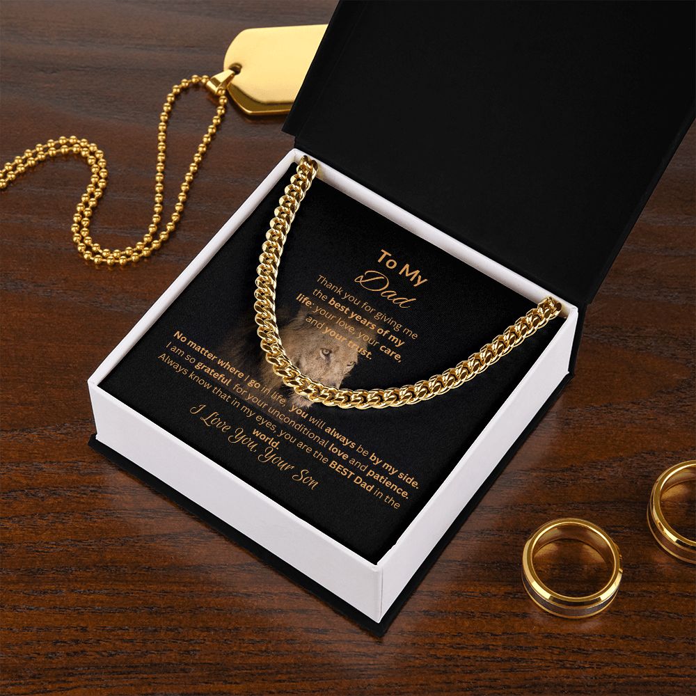 To My Dad | Cuban Link Chain