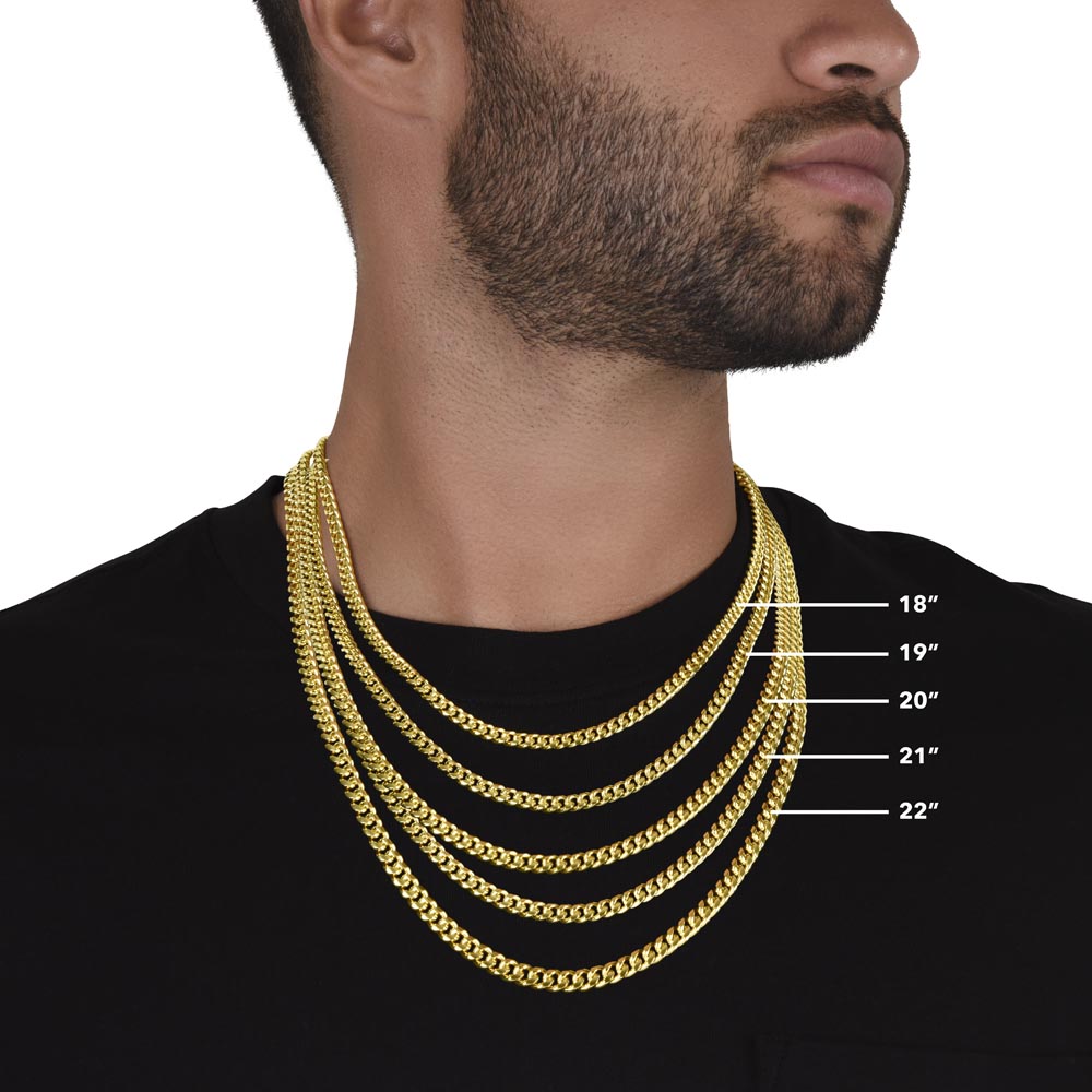 To My Man | Cuban Link Chain (OREO + LUX BOX + LENGTH EXTENSION)