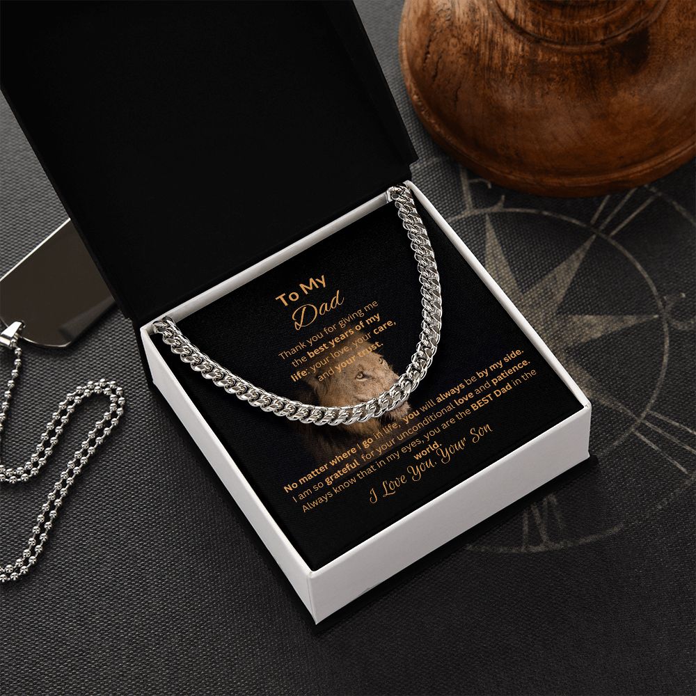 To My Dad | Cuban Link Chain
