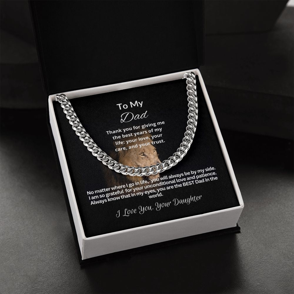 To My Dad | Cuban Link Chain