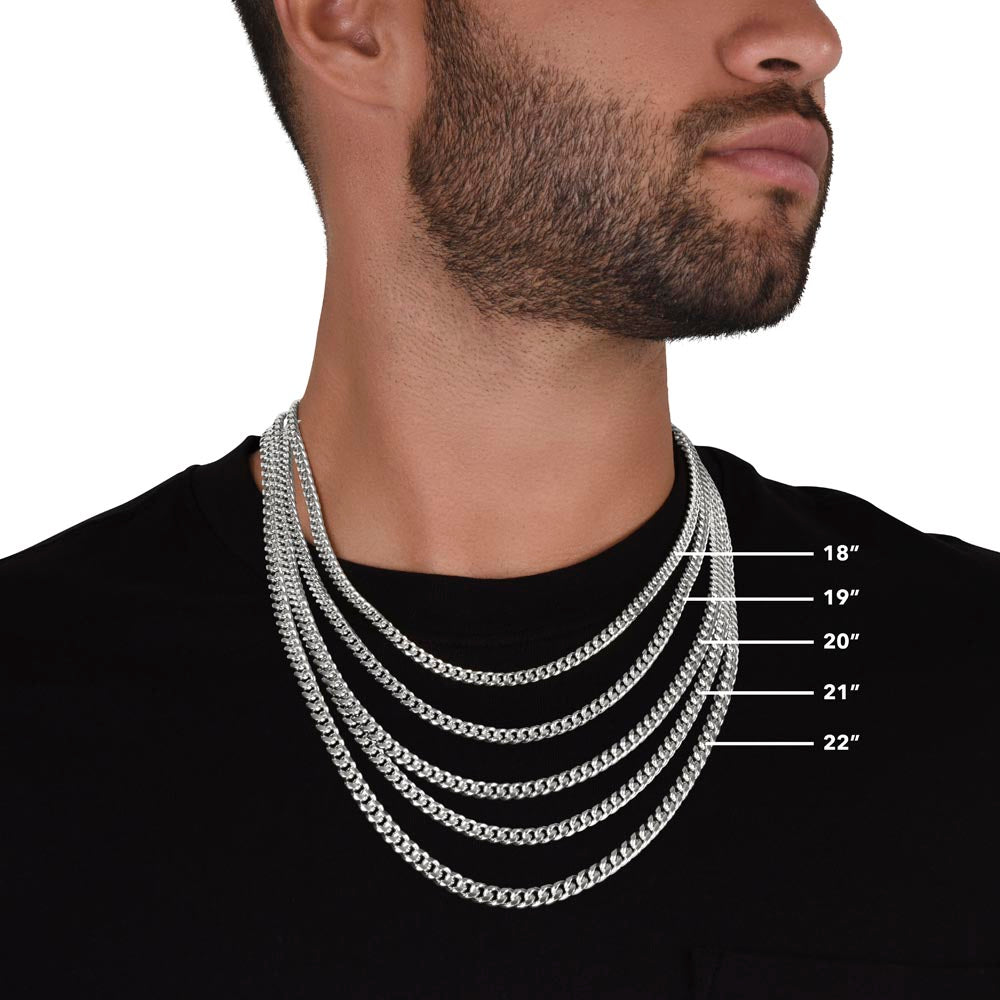 To My Man | Cuban Link Chain (OREO + LUX BOX + LENGTH EXTENSION)