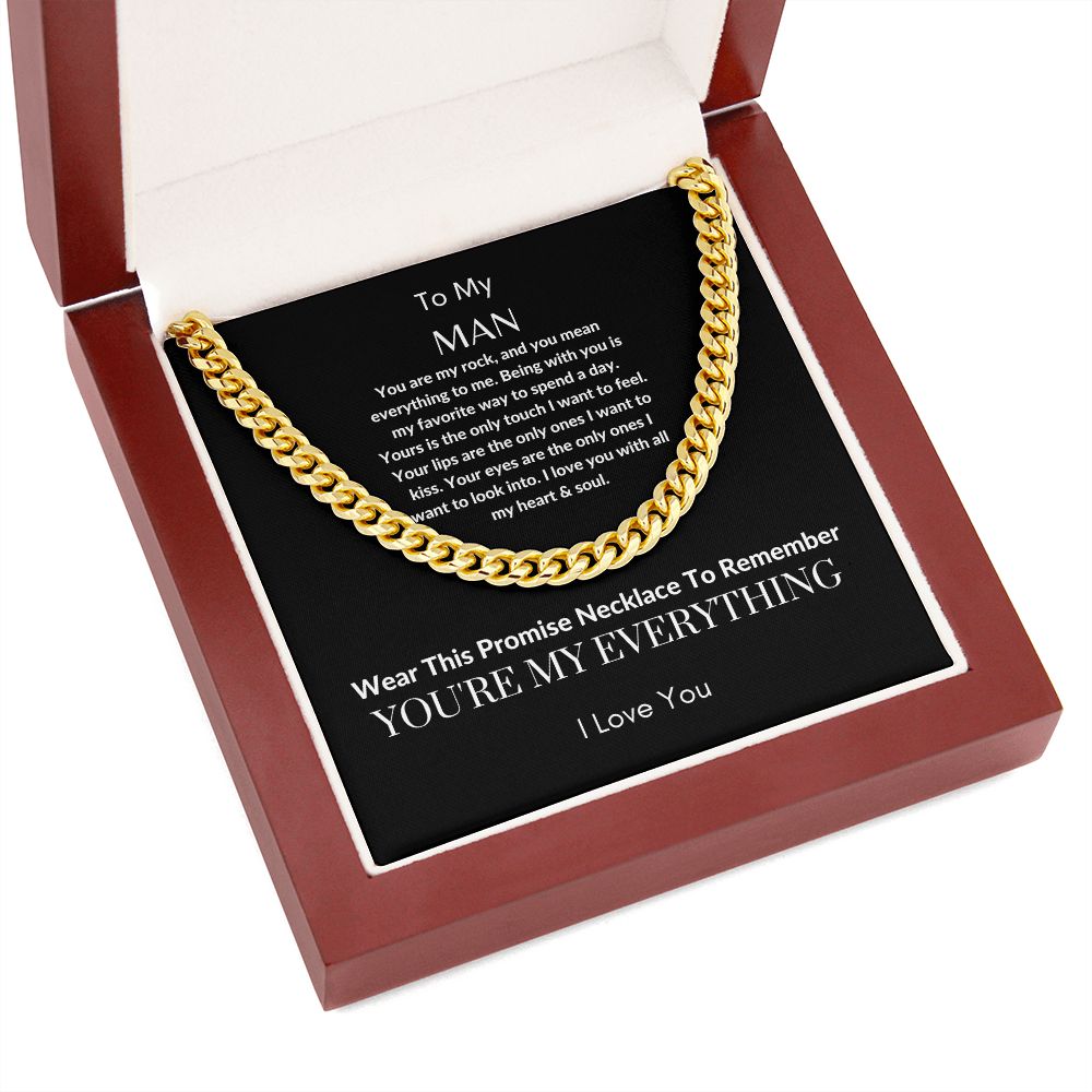 To My Man | Cuban Link Chain (OREO + LUX BOX + LENGTH EXTENSION)