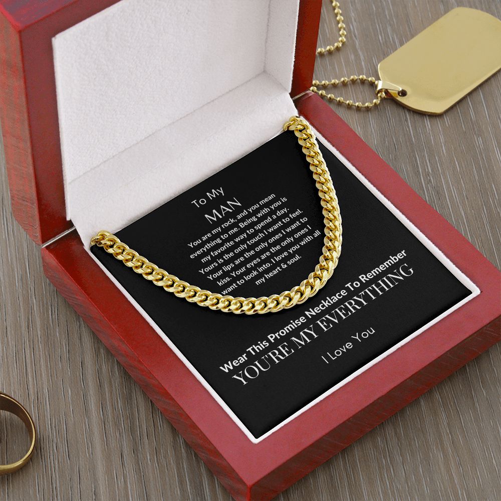 To My Man | Cuban Link Chain (OREO + LUX BOX + LENGTH EXTENSION)