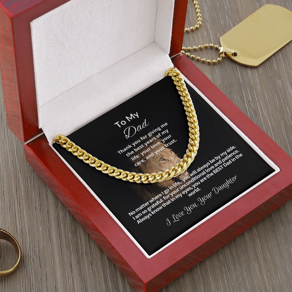 To My Dad | Cuban Link Chain