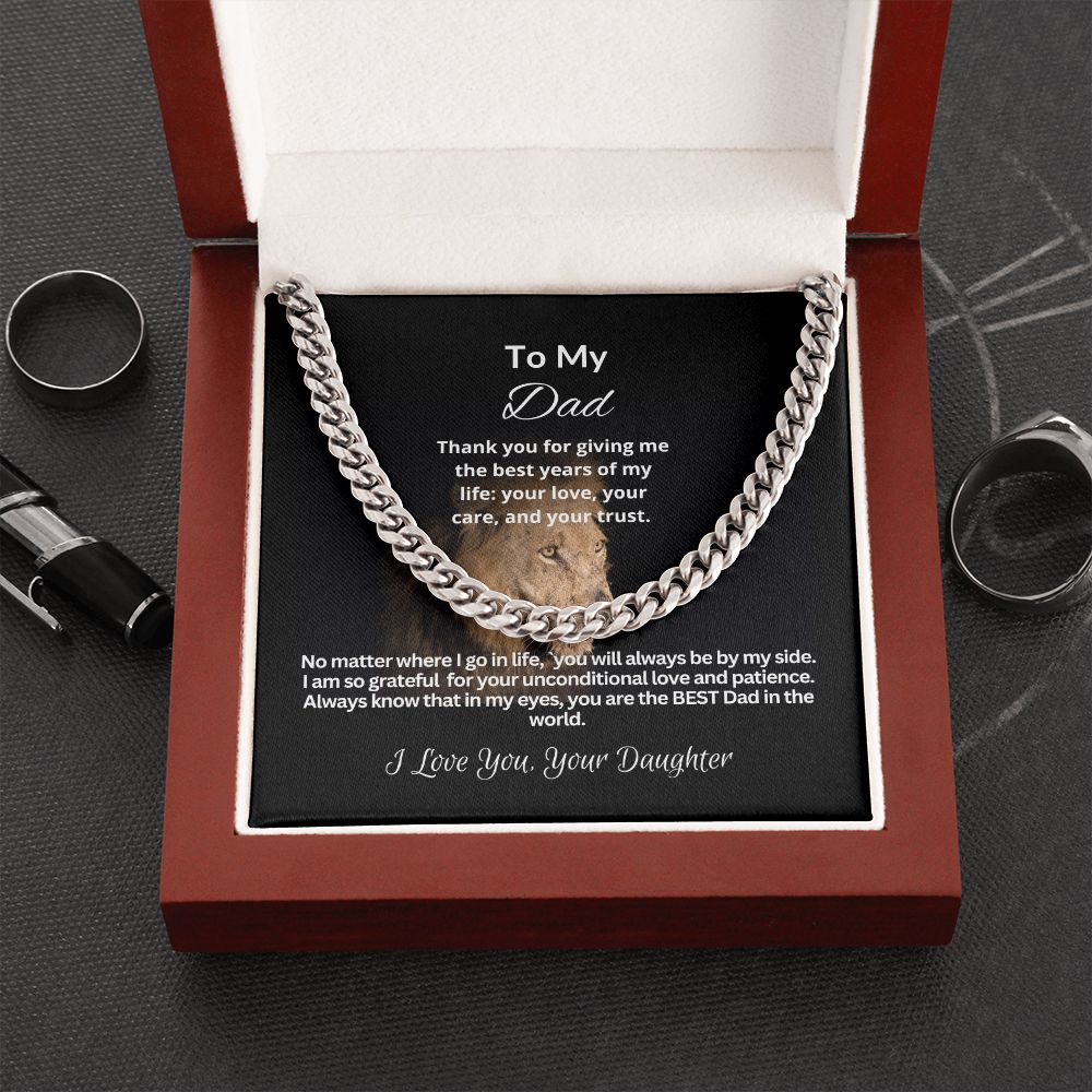 To My Dad | Cuban Link Chain