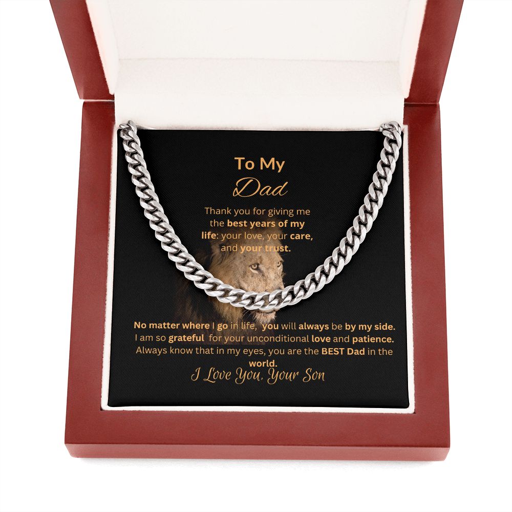 To My Dad | Cuban Link Chain
