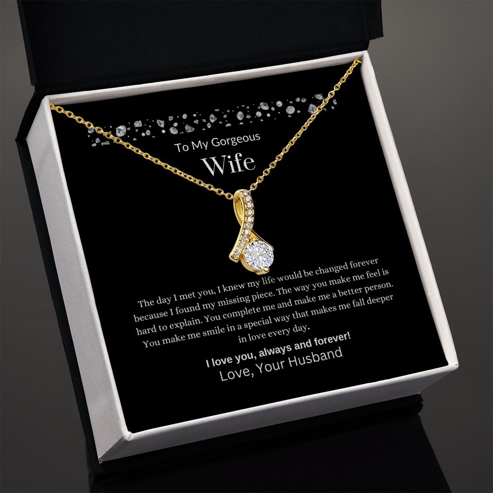 To MY Gorgeous Wife | Alluring Beauty Necklace