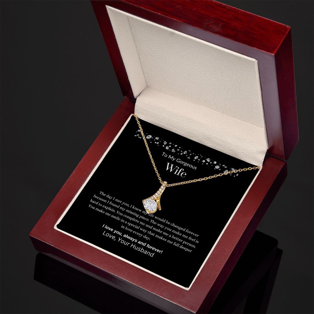 To MY Gorgeous Wife | Alluring Beauty Necklace
