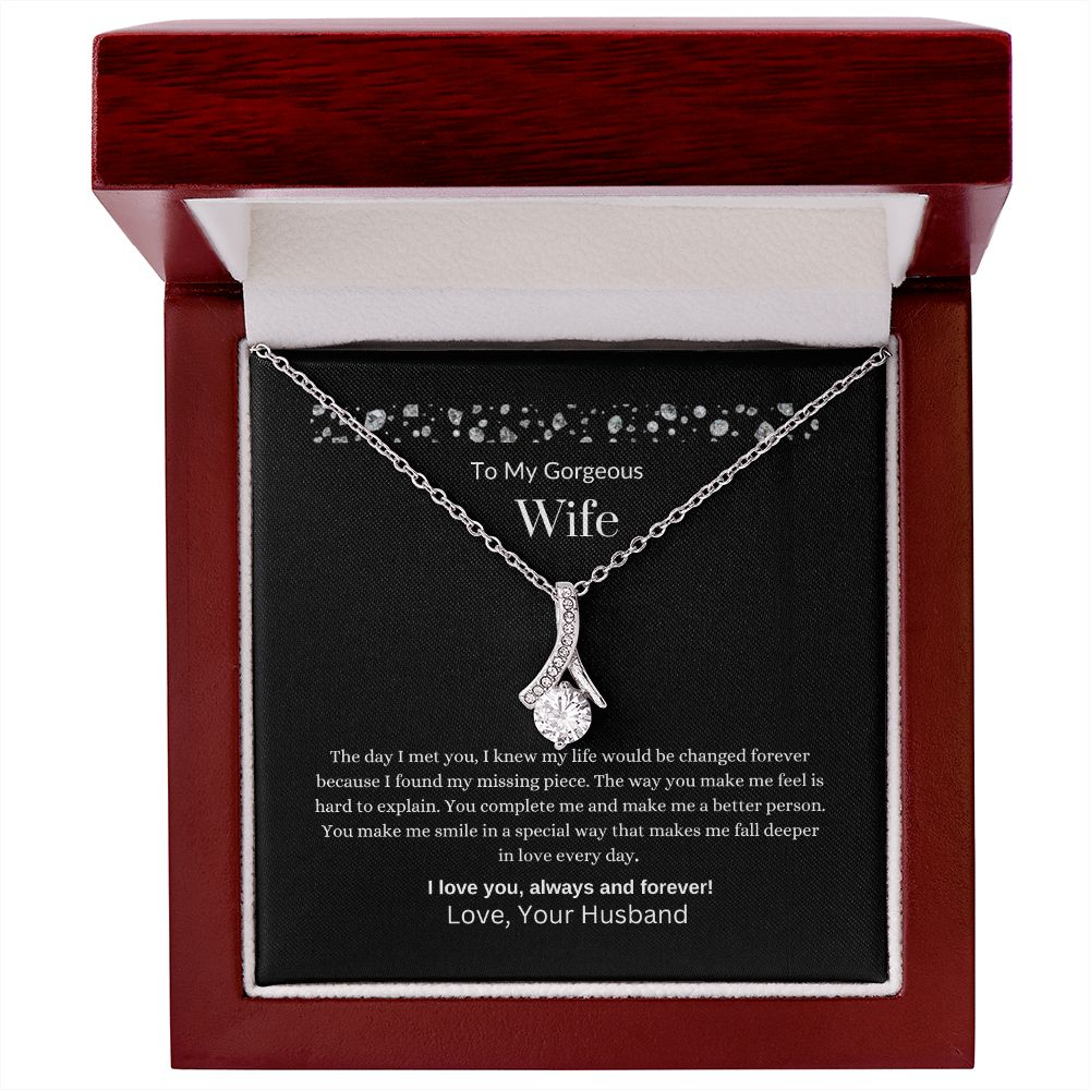 To MY Gorgeous Wife | Alluring Beauty Necklace