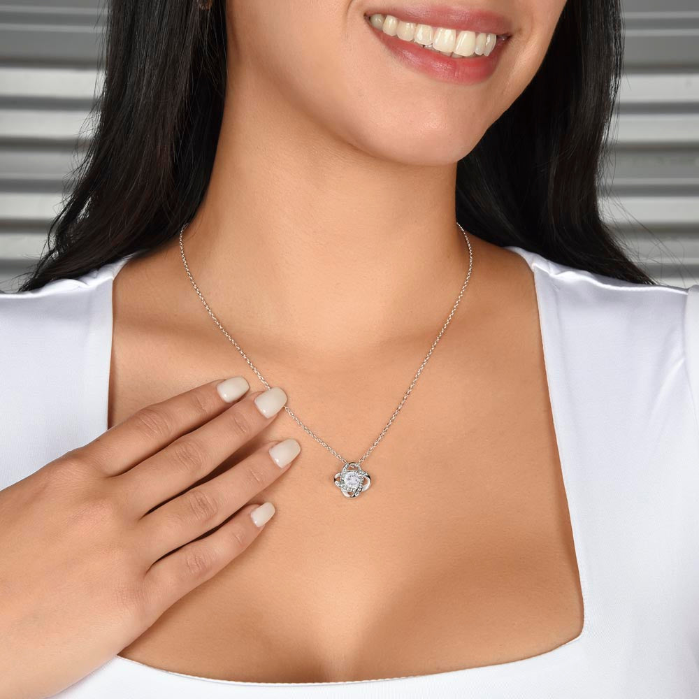 To My Amazing Daughter | Love Knot Necklace