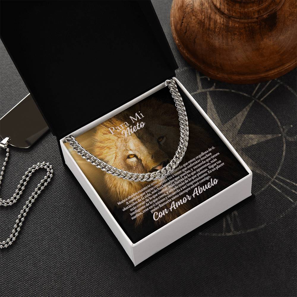 Para Mi Nieto: Cuban Link Chain (OREO + LUX BOX + LENGTH EXTENSION)