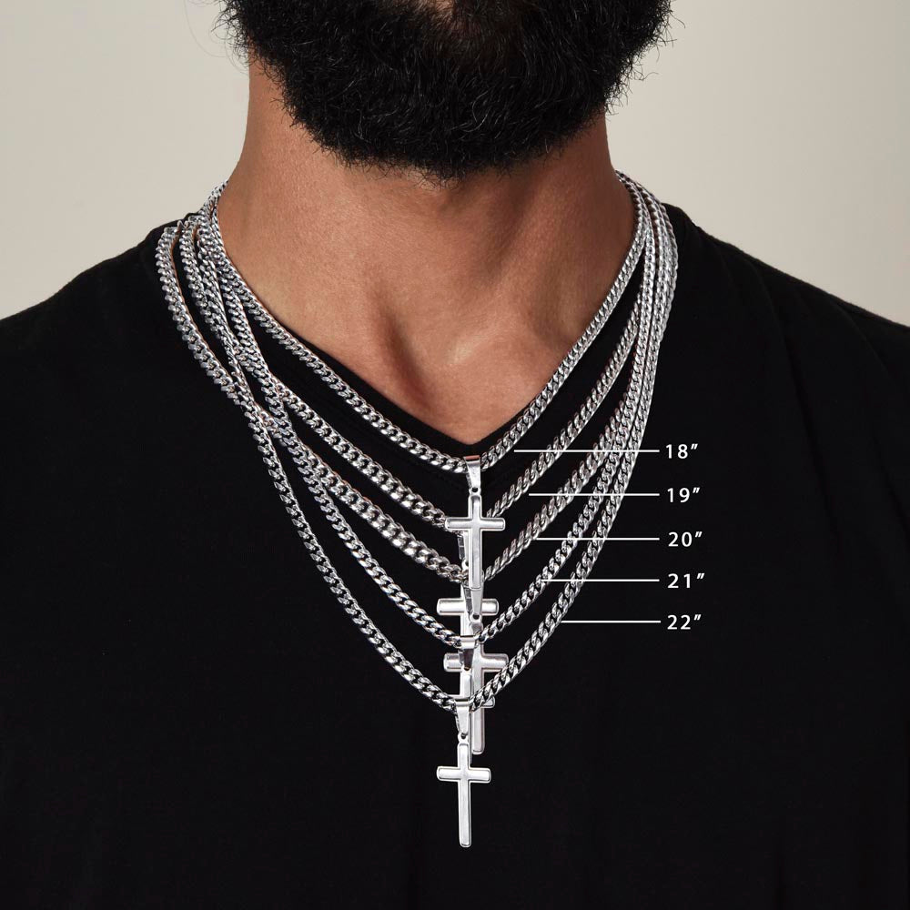 Para Mi Nieto: Cuban Link Chain (OREO + LUX BOX + LENGTH EXTENSION)