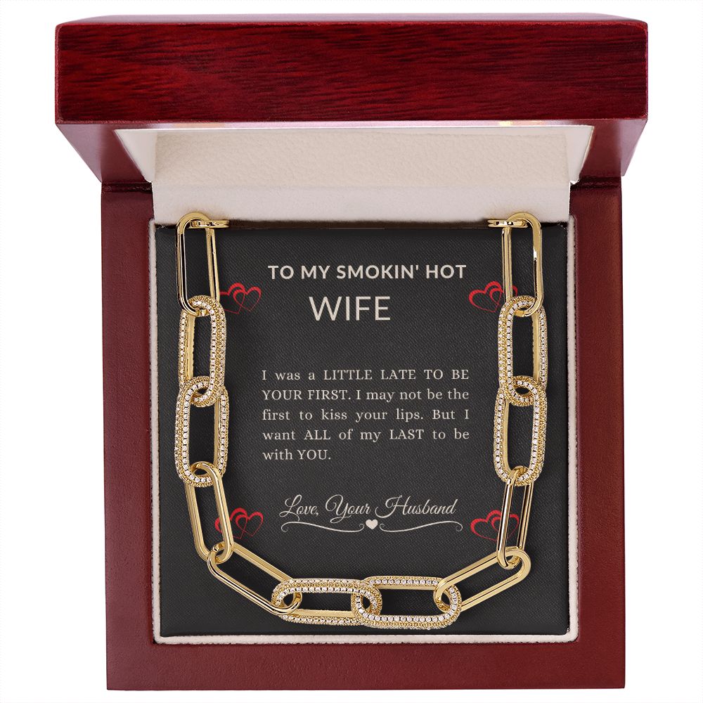 To My Smokin' Hot Wife | Forever Linked Necklace