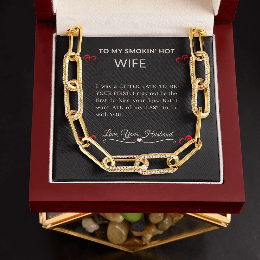 To My Smokin' Hot Wife | Forever Linked Necklace