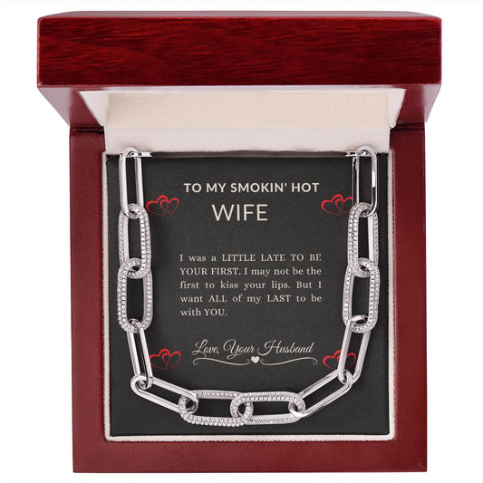 To My Smokin' Hot Wife | Forever Linked Necklace