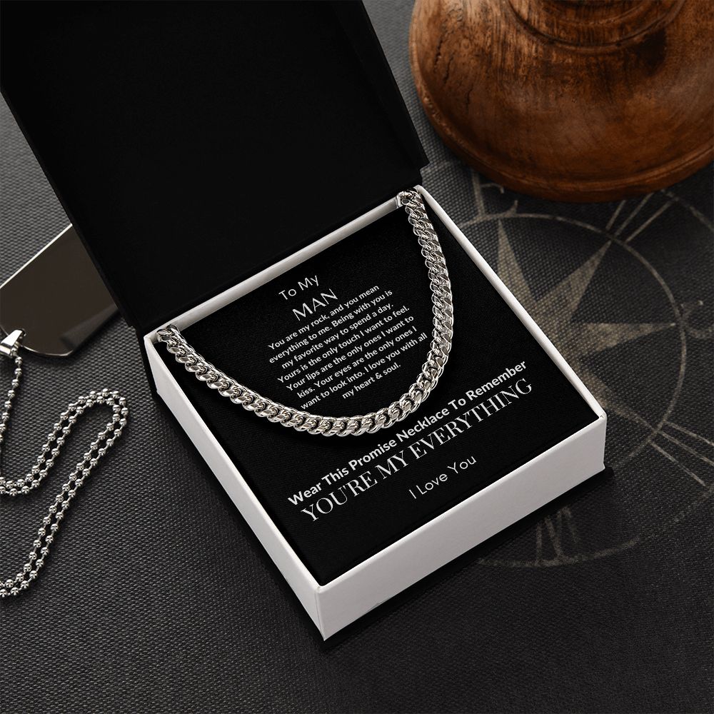 To My Man | Cuban Link Chain (OREO + LUX BOX + LENGTH EXTENSION)