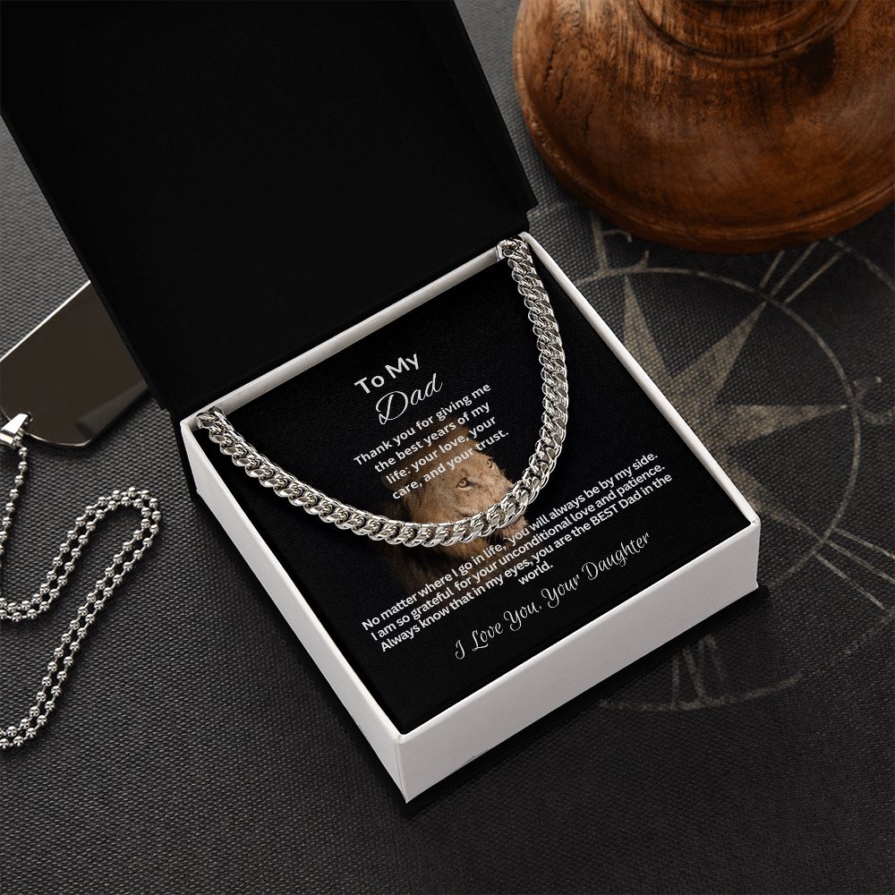 To My Dad | Cuban Link Chain