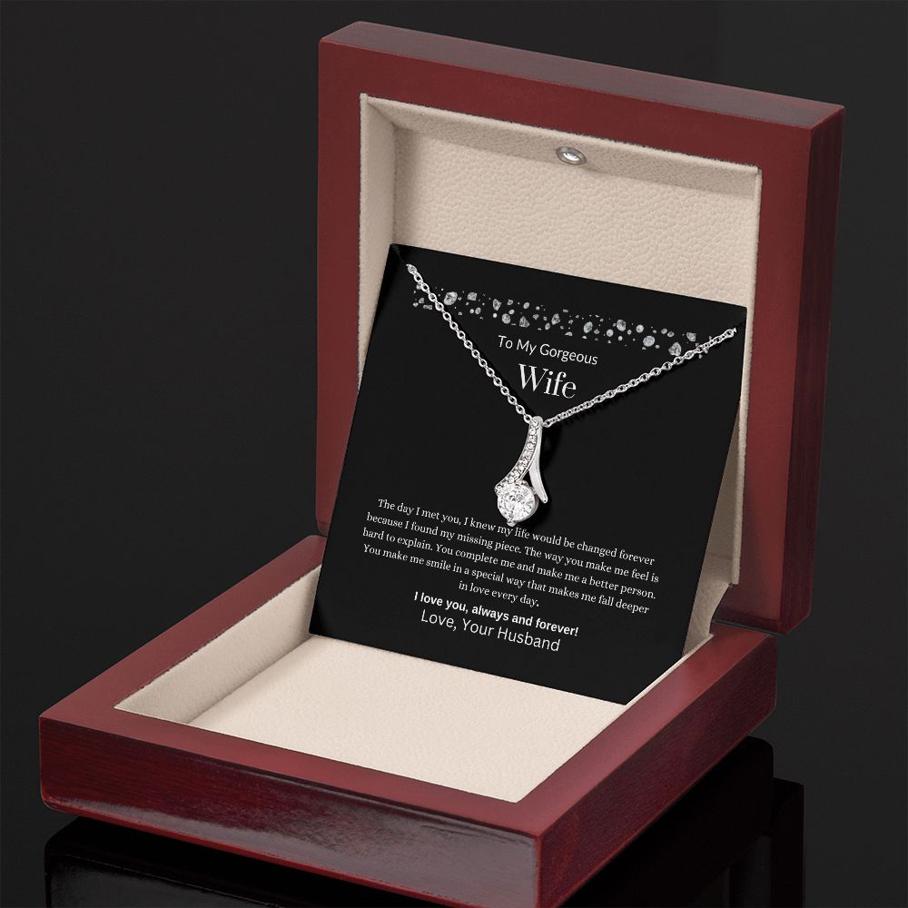 To MY Gorgeous Wife | Alluring Beauty Necklace